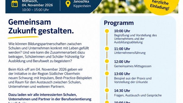 Kick-off Bildungspartnerschaften Südlicher Oberrhein 2026 Kick-off Bildungspartnerschaften Südlicher Oberrhein 2026
